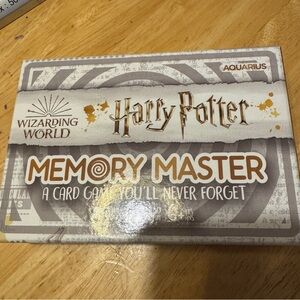 Harry potter memory master  game card game